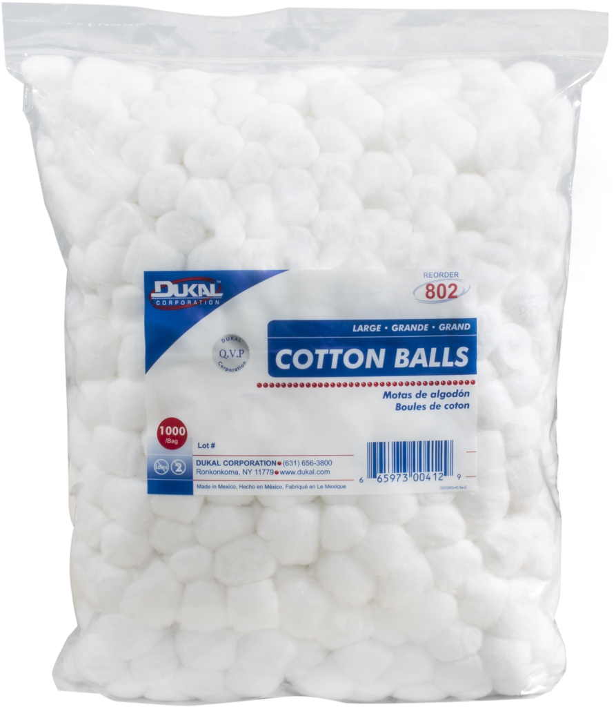 Cotton Balls - 1000 Count, Large