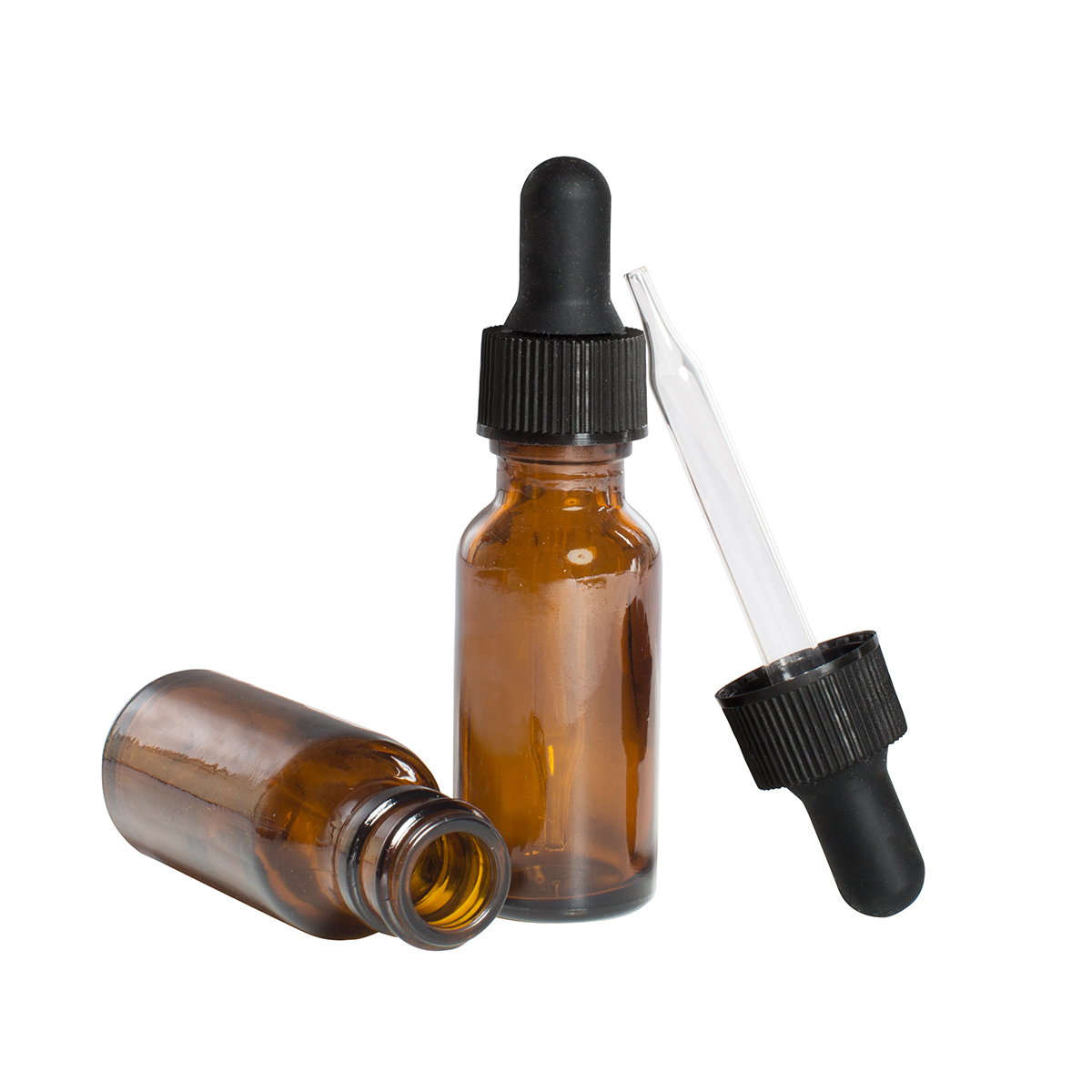 Wholesale Amber Dropper Bottles 1 oz.