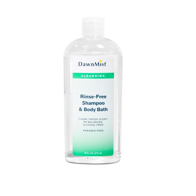 DawnMist Rinse Free Shampoo & Body Bath - 16 oz