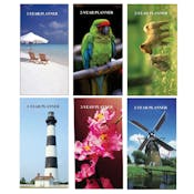 2024-2025 2-Year Planners - 6 Assorted Covers, 3.5" x 6.25"