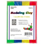 Modeling Clay - 4 Color Pack, 1 Lb.