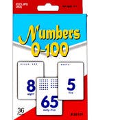 Number Flash Cards - 0-100, 36 cards