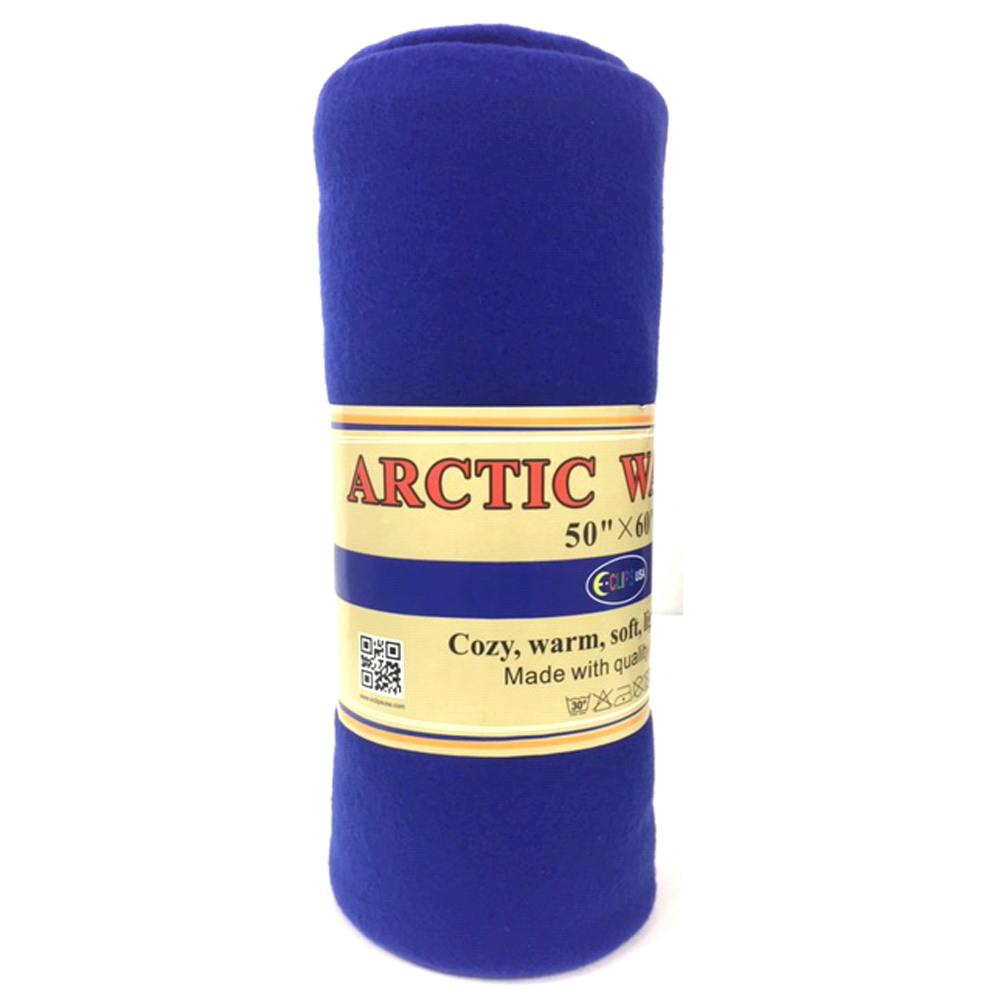 Wholesale Arctic Warmth Fleece Blanket 50" X 60" Royal Blue (SKU