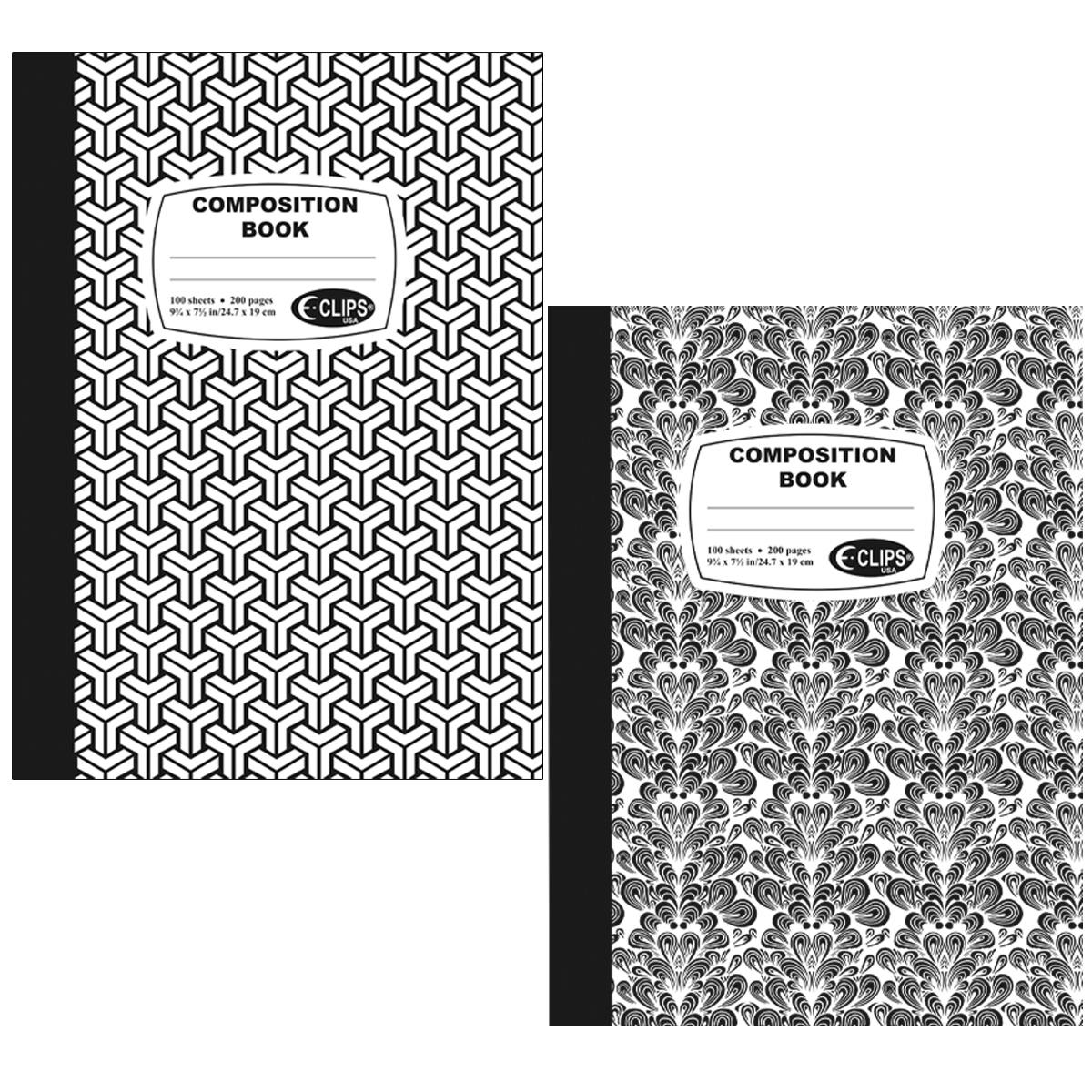 Wholesale Designer Composition Notebooks 100 Sheets (SKU 1276260