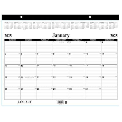 2025 Desk Blotter Calendar, 22x17