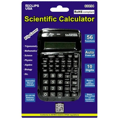 Scientific Calculators - 56 Function, 10 Digits