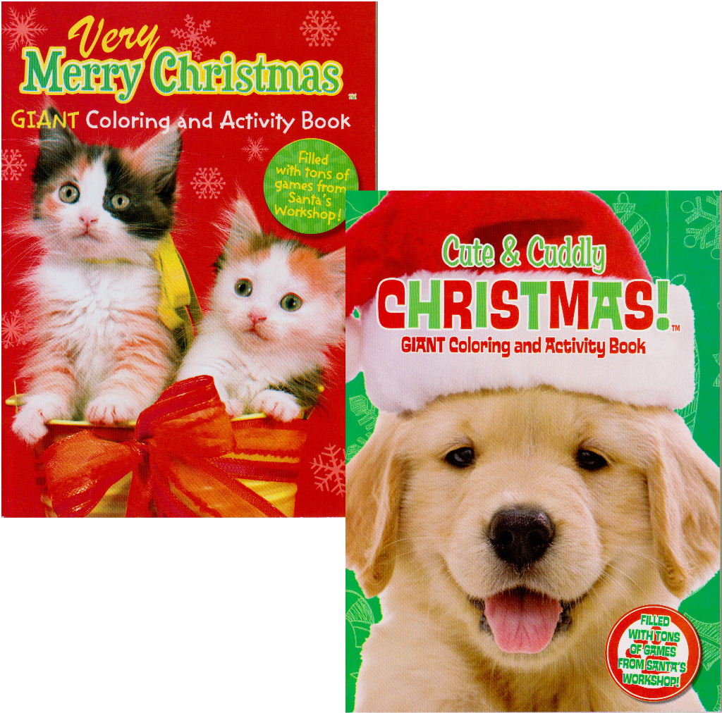 Giant Coloring Activity Book Cats Dogs - 