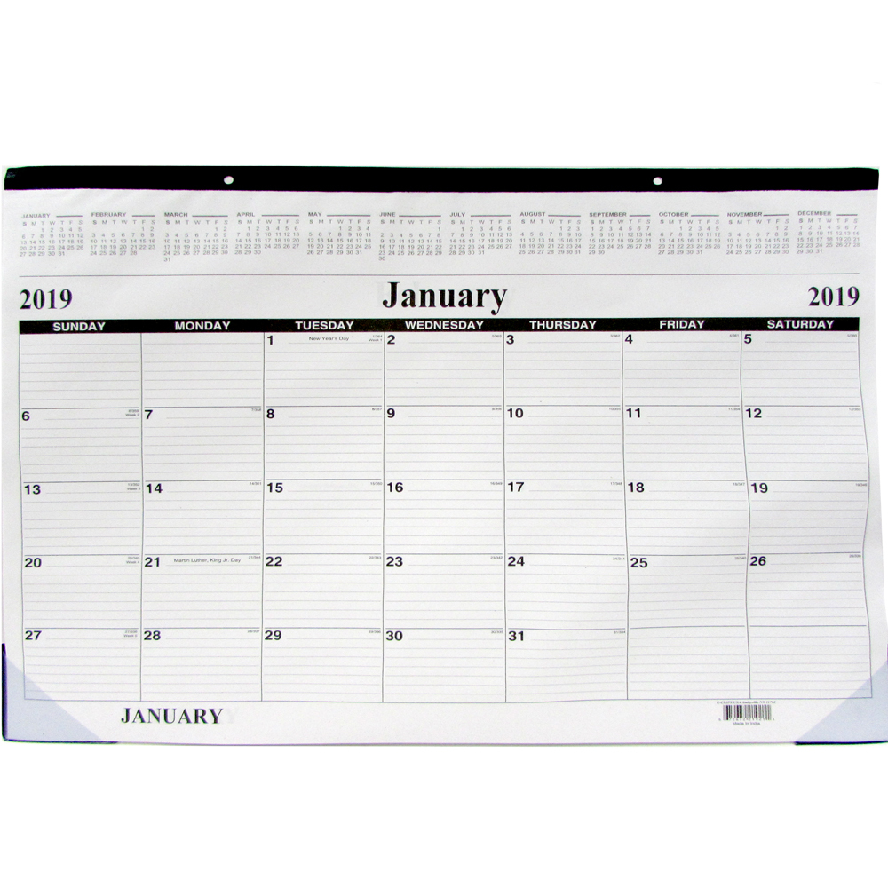Wholesale 2019 Desk Blotter Planner 17 X 22 Sku 2318330