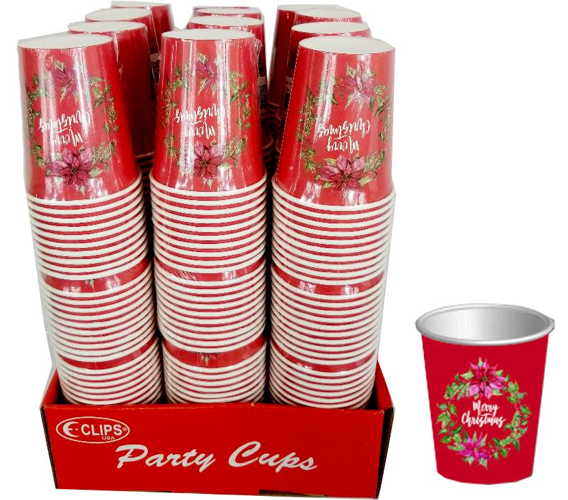 Wholesale Christmas Paper Cups (SKU 2285422) DollarDays