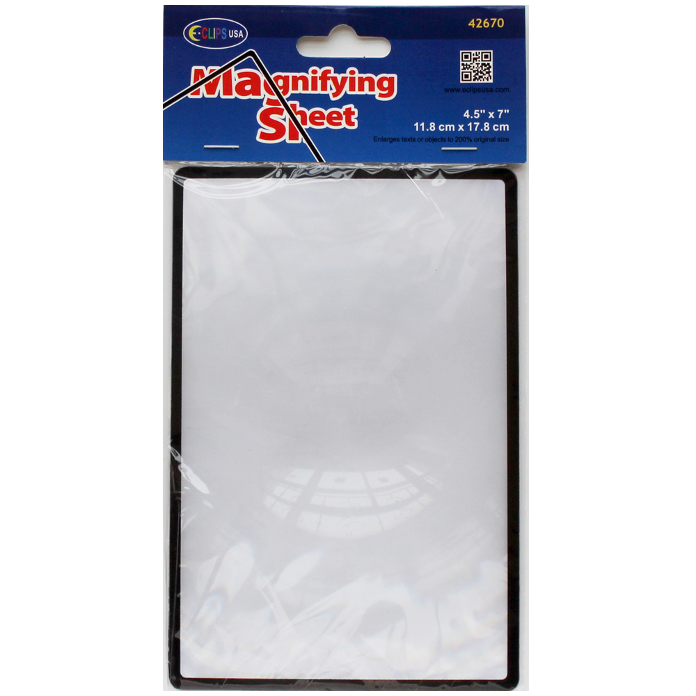 Wholesale Magnifying Sheet 4.5" X 7" (SKU 2327751) DollarDays