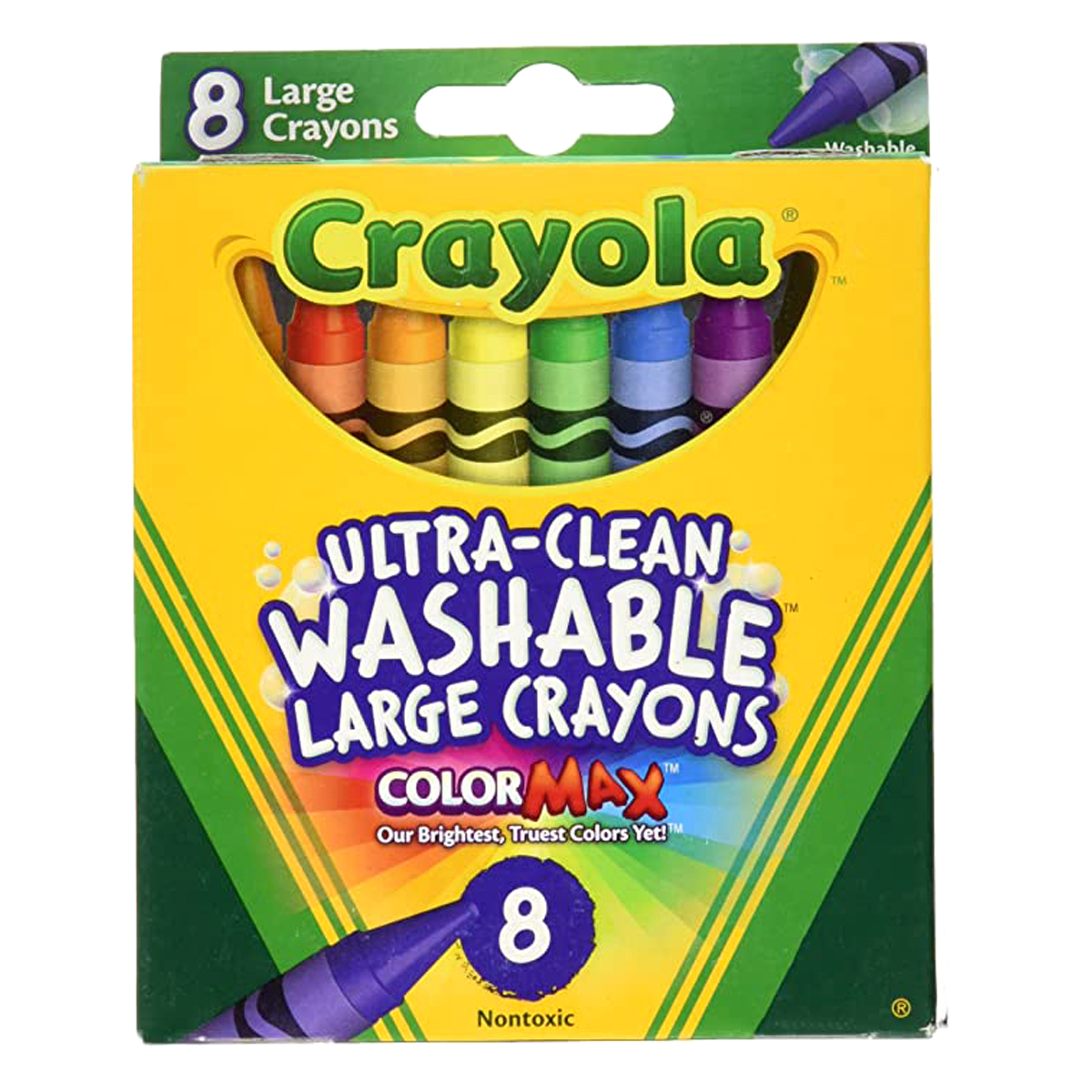 Wholesale Crayola Washable Crayons 8 Count, Jumbo DollarDays