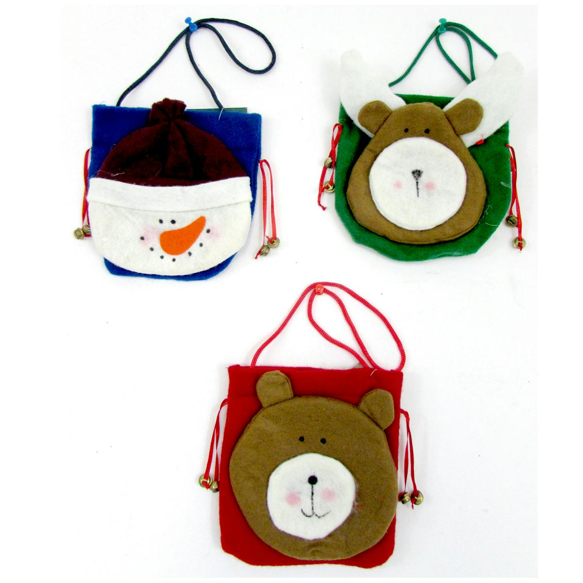 Wholesale Kid's Holiday Felt Gift Sack (SKU 2341014) DollarDays