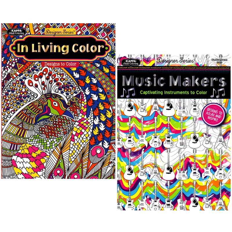 Kappa Adult Coloring Book  Assorted