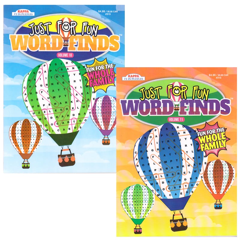 Just For Fun Word Finds Puzzle Book