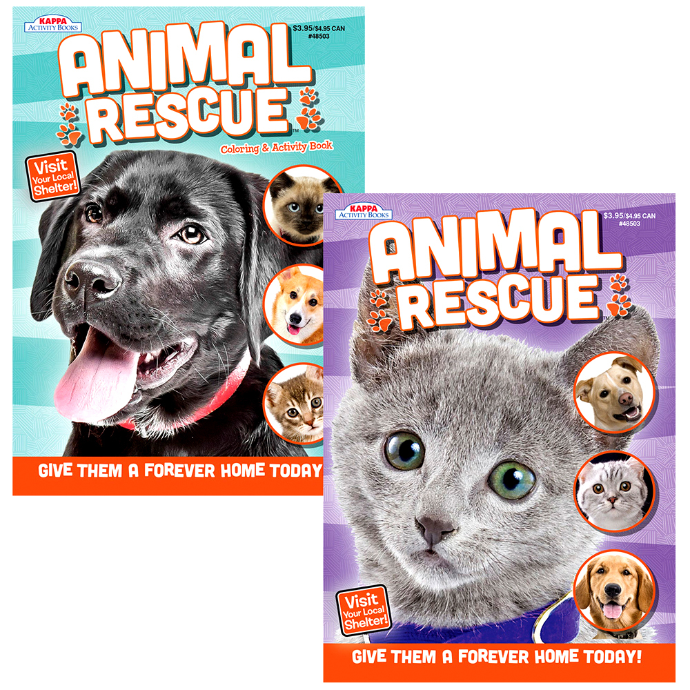 Wholesale Kappa Animal Rescue Coloring and Activity Book