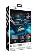 4x Auto LED Light Strips w/ Remote Control