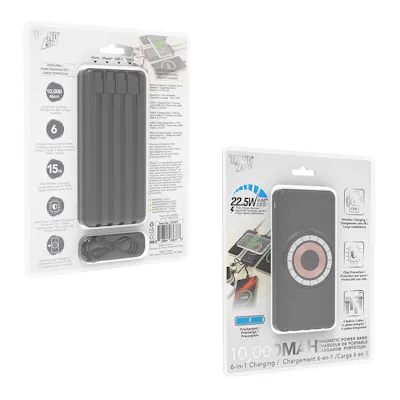10000mAh PD Power Bank - Black