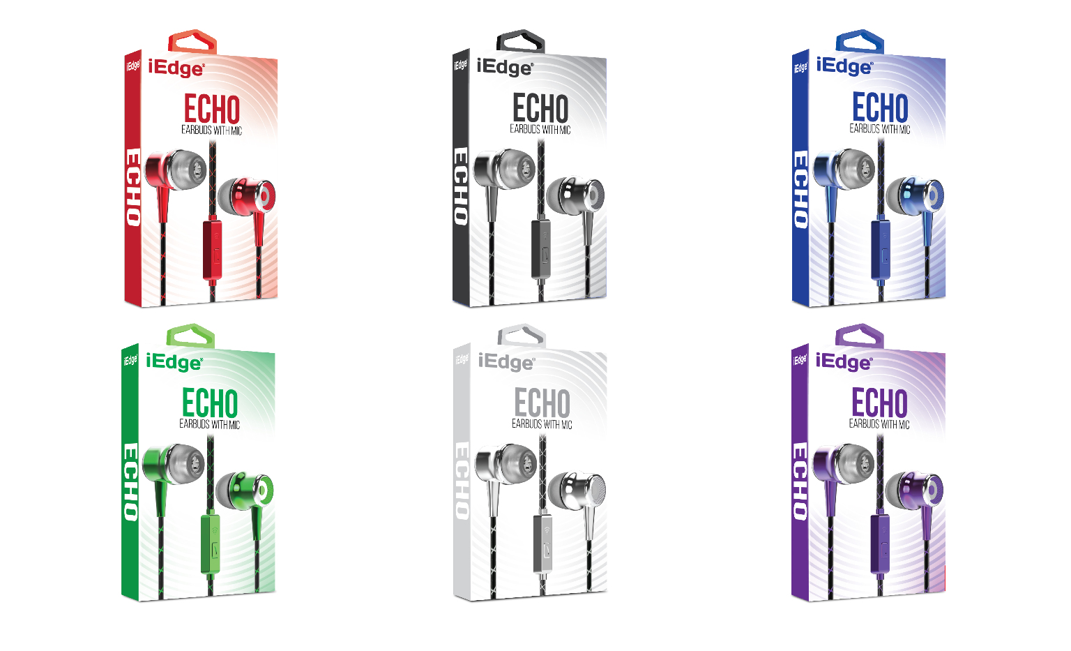 Wholesale Echo Earbuds with Mic DollarDays