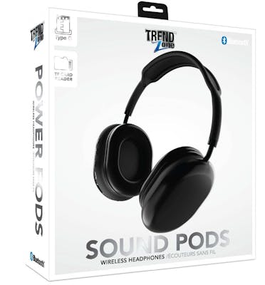 Bluetooth Headphones - Black/White, TF Card