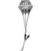3-in-1 Phone Chargers - Lightning, Micro USB, Type C