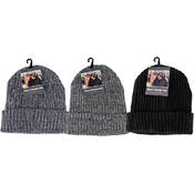 Men's Cuffed Hats - 3 Colors, One Size Fits Most
