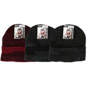 Men's Thick Knit Hats - 3 Colors