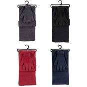 Adult Winter Hat, Scarf, and Gloves Combo - Solid Colors