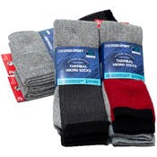 Thermal Hiking Socks - 3 Pack, Size 9-11