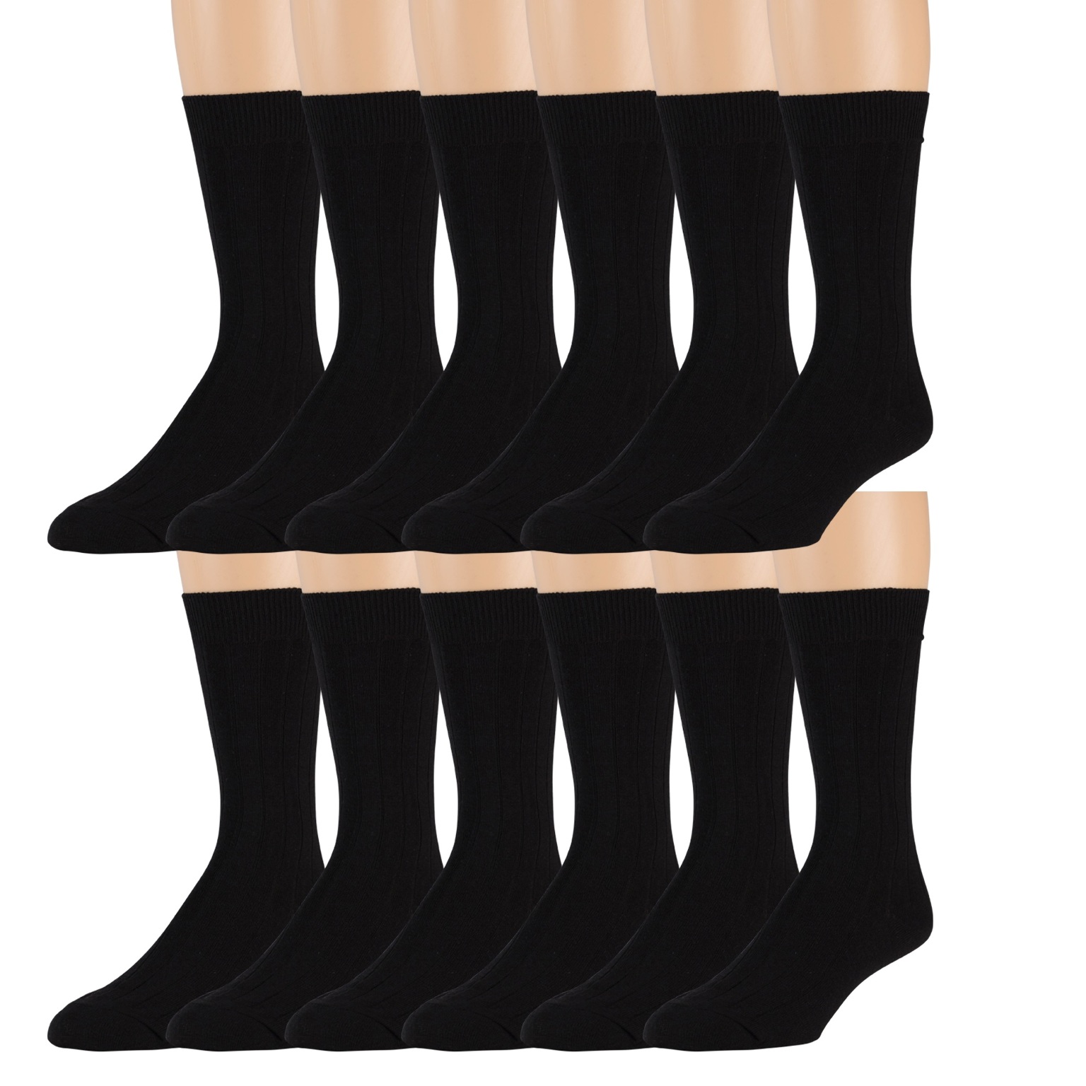 Wholesale Men's Dress Socks Black, 1013 DollarDays