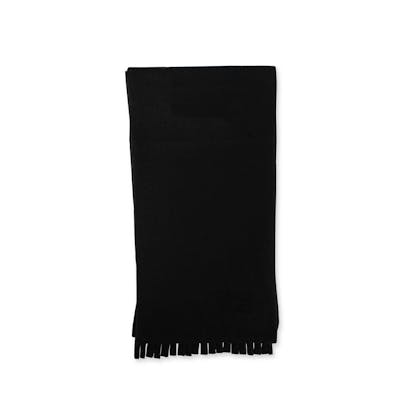 Adult Fleece Scarves - Black, 58" x 7.5"