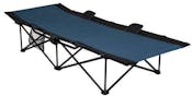 Deluxe Cot, Black and Blue - 80" x 32" x 16"