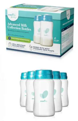 Milk Collection Bottles, 5oz, 6pk