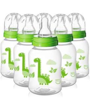 Evenflo Clear Bottles, 4oz, 6pk