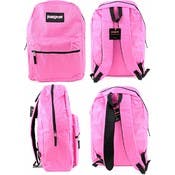 Basic Backpacks - Pink, 17"
