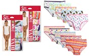 Girls' Underwear - 5-Packs, Solid Colors, Size 14