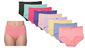 Women's Full Coverage Panties - Assorted Colors, Sizes 8-10