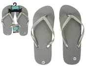 Women's Flip Flops - S-XL, Matte Silver
