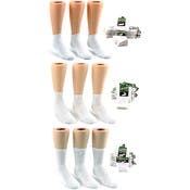 Kids' Sock Combos - White, Size 6-8
