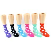 Kids' Crew Socks - Polka Dot, Size 6-8, Ages 8-12