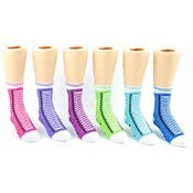 Kids' Crew Socks - Sneaker Pattern, Size 6-8, Ages 8-12