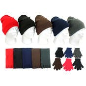 Kids' Winter Hats, Gloves & Scarves - Assorted Colors