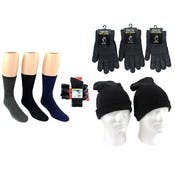 Adult Hats, Gloves & Socks - Merino Wool, Assorted Colors