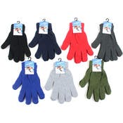 Adult Winter Gloves - Assorted Colors, Magic Stretch