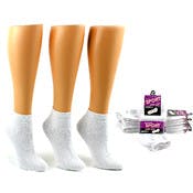 Women's Sport Ankle Socks - White, Size 9-11