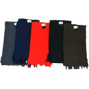 Adult Winter Scarves - Fleece, Solid Colors