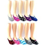 Women's Slipper Socks - Non-Slip, Sherpa-Lined