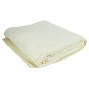 Polar Fleece Throw Blankets - Cream, 50" x 60", 240-300 GSM
