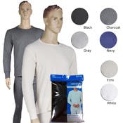 Men's Thermal Underwear Sets - Assorted Colors, S-XL