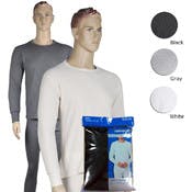Men's Thermal Underwear Set - Gray, 3X