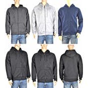 Men's Sherpa Lined Thermal Hoodies - Assorted Colors, M - 2X